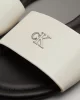 Calvin Klein Kadın Beyaz Logolu Terlik