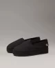 Calvin   Klein Kadın  Siyah Tuval Platform Espadril Babet