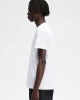 Fred Perry Erkek Beyaz Logo Detaylı T-shirt M4580-100
