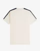 Fred Perry Erkek Ekru Logo Detaylı T-shirt