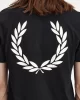 Fred Perry Erkek Siyah Logo Detaylı T-shirt M7784-102
