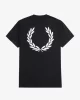 Fred Perry Erkek Siyah Logo Detaylı T-shirt M7784-102