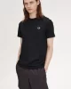 Fred Perry Erkek Siyah Logo Detaylı T-shirt M7784-102