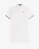 Fred Perry Kadın Beyaz Polo Yaka Gömlek Elbise