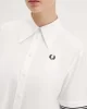 Fred Perry Kadın Beyaz Polo Yaka Gömlek Elbise