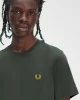 Fred Perry Erkek Haki Logo Detaylı T-shirt