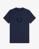 Fred Perry Erkek Mavi/Beyaz Logo Detaylı Sneaker