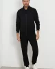Guess Full Zıp New Arlo Sweatshırt Erkek Siyah Eşofman Üstü Z2YQ12K6ZS1-JBLK