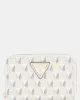 Guess G Wave Slg Medıum Zıp Around Kadın Ekru Cüzdan SWJT9344140-STL