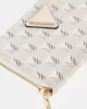 Guess G Wave Slg Medıum Zıp Around Kadın Ekru Cüzdan SWJT9344140-STL