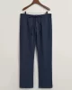 Gant Erkek Lacivert Relaxed Fit Keten Pantolon