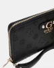 Guess Gerty Slg Large Zıp Around Kadın Siyah Cüzdan SWPD9529146-BLA