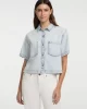 Guess jeans Gj Boxy Ss Shırt Kadın Mavi Etek W5GH0FD5M83-GJRV