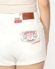 Guess jeans Gj Hıghwaıst Vıntage Short Kadın Beyaz Şort W5GD0YD5M62-GJWI