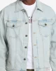 Guess jeans Gj Mens Oversıze Trucker Jacke Erkek Mavi Ceket M4BN38D5DO1-GAL1
