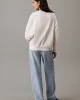 Calvin Klein Kadın Parlak Monogram Bej Sweatshirt