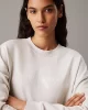 Calvin Klein Kadın Parlak Monogram Bej Sweatshirt