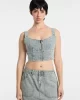 Guess Go Zıp Bustıer Kadın Mavi Büstiyer W5GG25D5OTA-GDSR