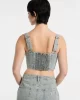 Guess Go Zıp Bustıer Kadın Mavi Büstiyer W5GG25D5OTA-GDSR
