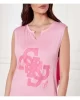 Guess 4G Sl Over Tee Kadın Pembe T-Shirt E5GI04K68D2-G66G