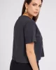 Guess Adele Crop T-Shırt Kadın Antrasit T-Shirt V2YI06K8HM0-G7FQ
