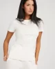 Guess Adele Ss Cn Tee Kadın Krem T-Shirt V2YI07K8HM0-G6K5