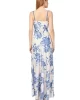 Guess Adle Lace Necklıne Long Dress Kadın Çok Renkli Elbise W5GK10WF1T2-P7WQ
