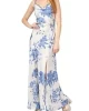 Guess Adle Lace Necklıne Long Dress Kadın Çok Renkli Elbise W5GK10WF1T2-P7WQ