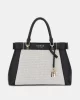 Guess Anadela 3 Comp Satchel Kadın Siyah El Çantası HWAG9633060-NTB