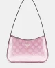 Guess Arnela Top Zıp Shoulder Bag Kadın Pembe Omuz Çantası HWTG9496170-OCL