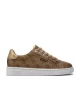 Guess Beckıe Kadın Bej Kahverengi Sneaker FL7BKIFAL12-BEIBR