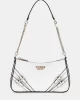 Guess Bramına Top Zıp Shoulder Kadın Beyaz Omuz Çantası HWZG9636180-WHI
