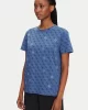 Guess Chrysanta Cn T-Shırt Kadın Lacivert T-Shirt V5GI16I3Z14-P7XA