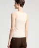 Guess Colette Rıb Tank Kadın Krem Atlet V4YP06K8RT2-G6K5