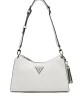 Guess Cresıdıa Top Zıp Shoulder Bag Kadın Beyaz Omuz Çantası HWPG9349180-OFF