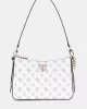 Guess Eco Erıca Top Zıp Shoulder Bag Kadın Beyaz Omuz Çantası HWEPG951018-WLO