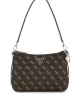 Guess Eco Erıca Top Zıp Shoulder Bag Kadın Kahverengi Çapraz Çanta HWEQG951018-BNL