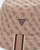 Guess Erkek  Kahverengi Amsterdam 4G Logolu Yağmur Şapkası