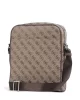 Guess Erkek Bej Kahverengi Milano Üstten Fermuarlı Ön Cepli