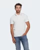 Guess Ss Guess Quattro G Tape Polo Erkek Bej T-Shirt M4YP40KARS0-G1V7