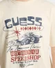 Guess Go Prınted Muscle Tee Erkek Krem T-Shirt M5GI65K8FQ4-G053