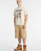 Guess Go Prınted Muscle Tee Erkek Krem T-Shirt M5GI65K8FQ4-G053