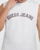 Guess jeans Gj Muscle Collegıate Tank Erkek Beyaz T-Shirt M5GP31K8HM0-G011
