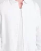 Guess Ls Napa Lınen Shırt Erkek Beyaz Gömlek M5GH73WH3J0-G011