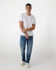 Guess Ss Cn Patch Tee Erkek Beyaz T-Shirt M4YI0AKCCM1-G011
