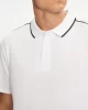 Guess Ss Guess Quattro G Tape Polo Erkek Beyaz T-Shirt M4YP40KARS0-G011