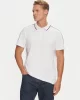 Guess Ss Guess Quattro G Tape Polo Erkek Beyaz T-Shirt M4YP40KARS0-G011