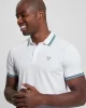 Guess Erkek Beyaz Spor Pike Triangle Polo Tişört