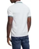 Guess Erkek Beyaz Spor Pike Triangle Polo Tişört