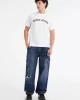 Guess jeans Gj Ss Cn Reg Collegıate Tee Erkek Beyaz T-Shirt M5RI75K8FQ4-G011